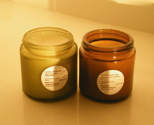 Halal Beef Tallow + Vanilla Body Balm duo kit 4oz